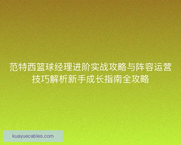 范特西篮球经理进阶实战攻略与阵容运营技巧解析新手成长指南全攻略